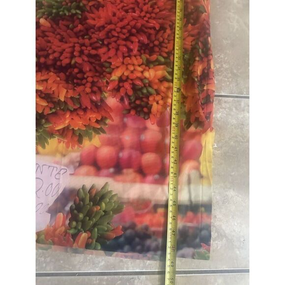 NWT Zara M Long Printed Tissue Dress Stretch - Picture 9 of 11